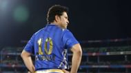 Sachin Tendulkar playing for Mumbai Indians in the IPL